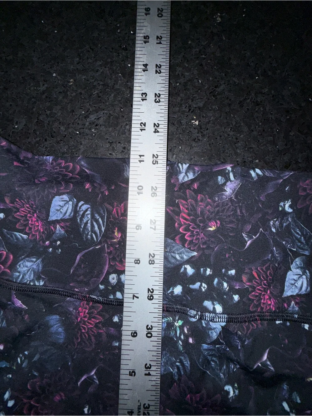 Lululemon Wunder Under High Rise In Bloom Multi Nulux Yoga Workout Gym SZ 10